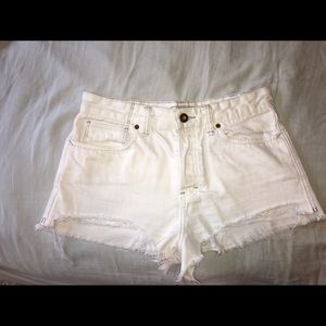 Free people jean shorts